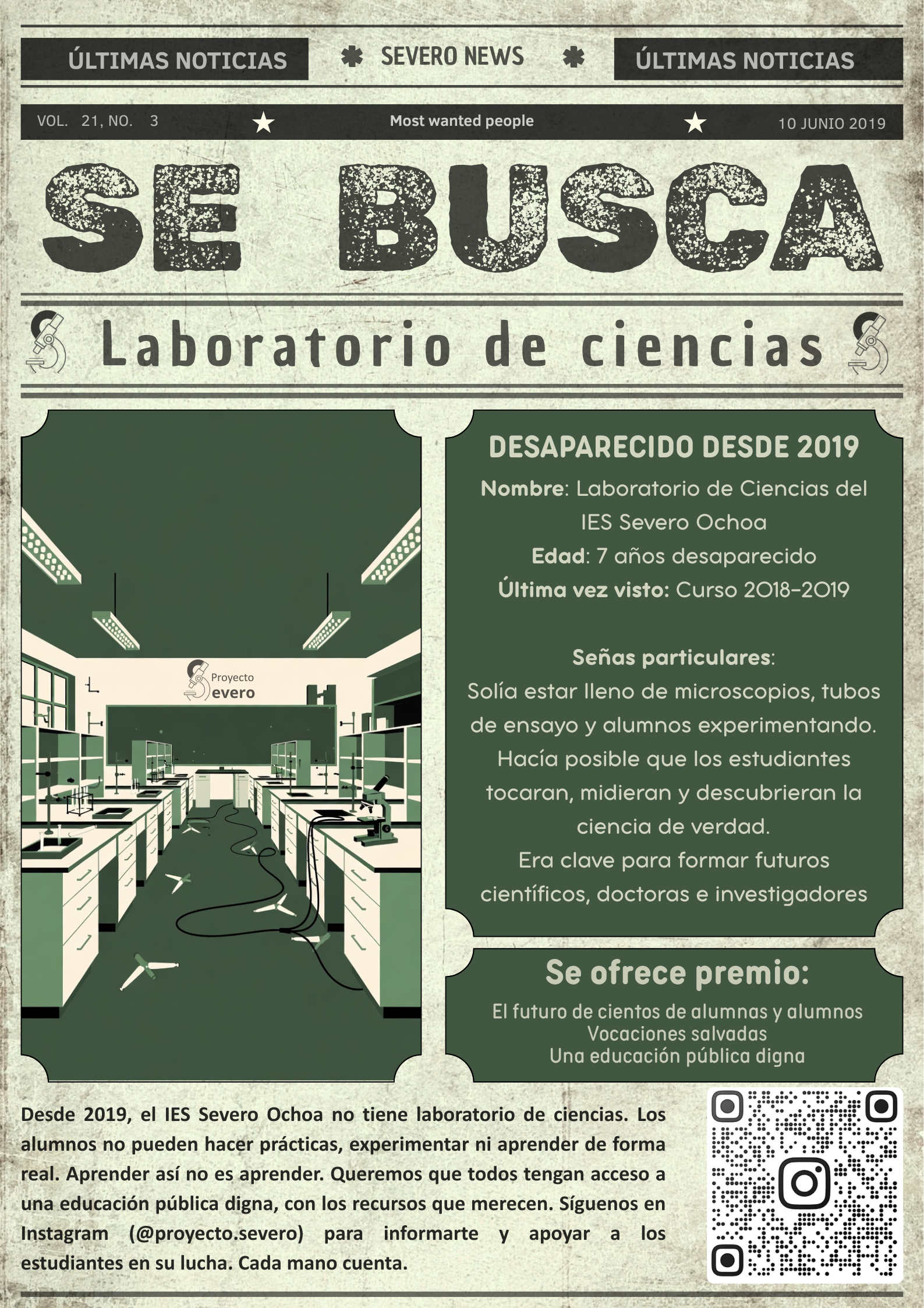 Cartel: Se busca