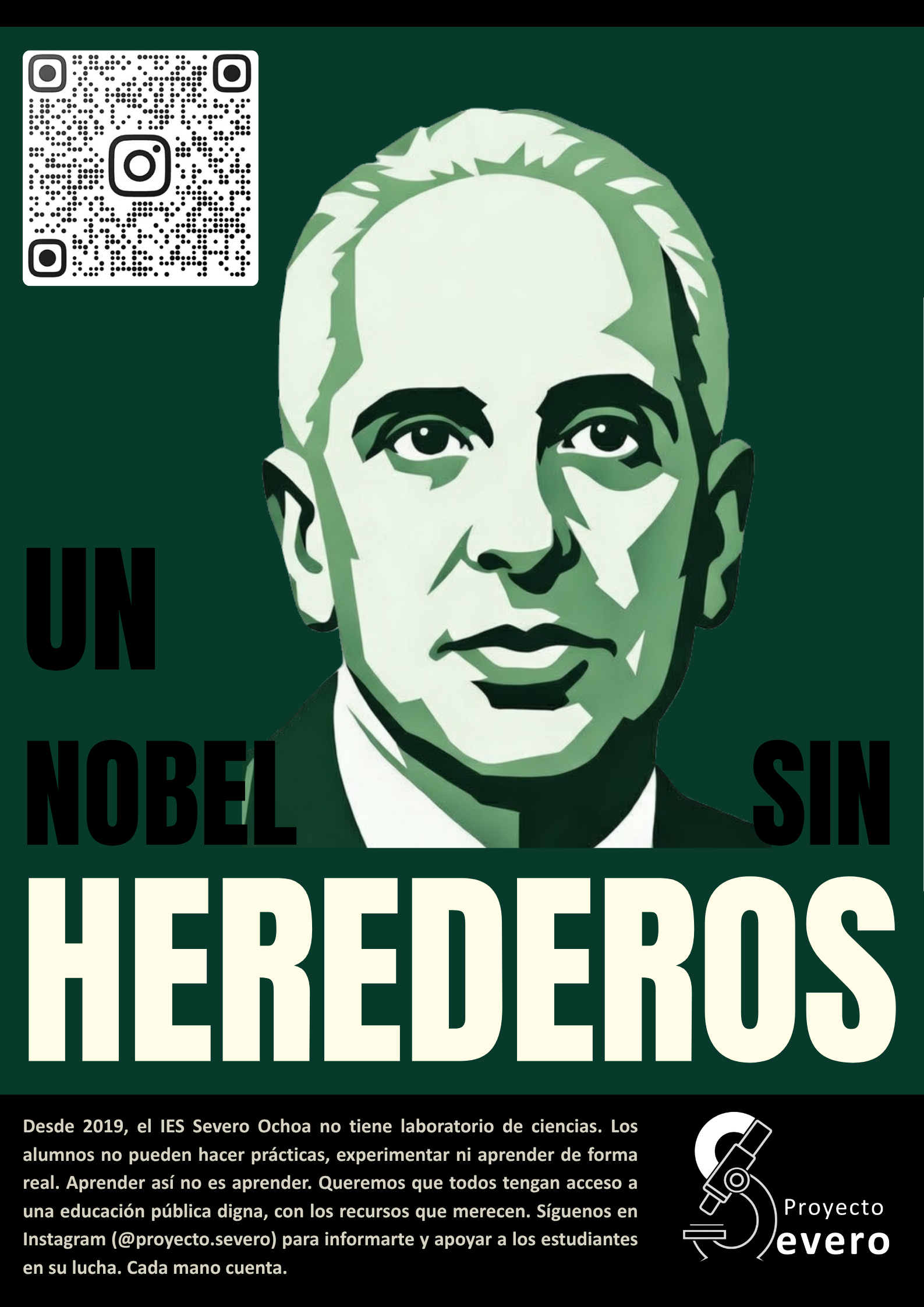 Cartel: Un Nobel sin herederos