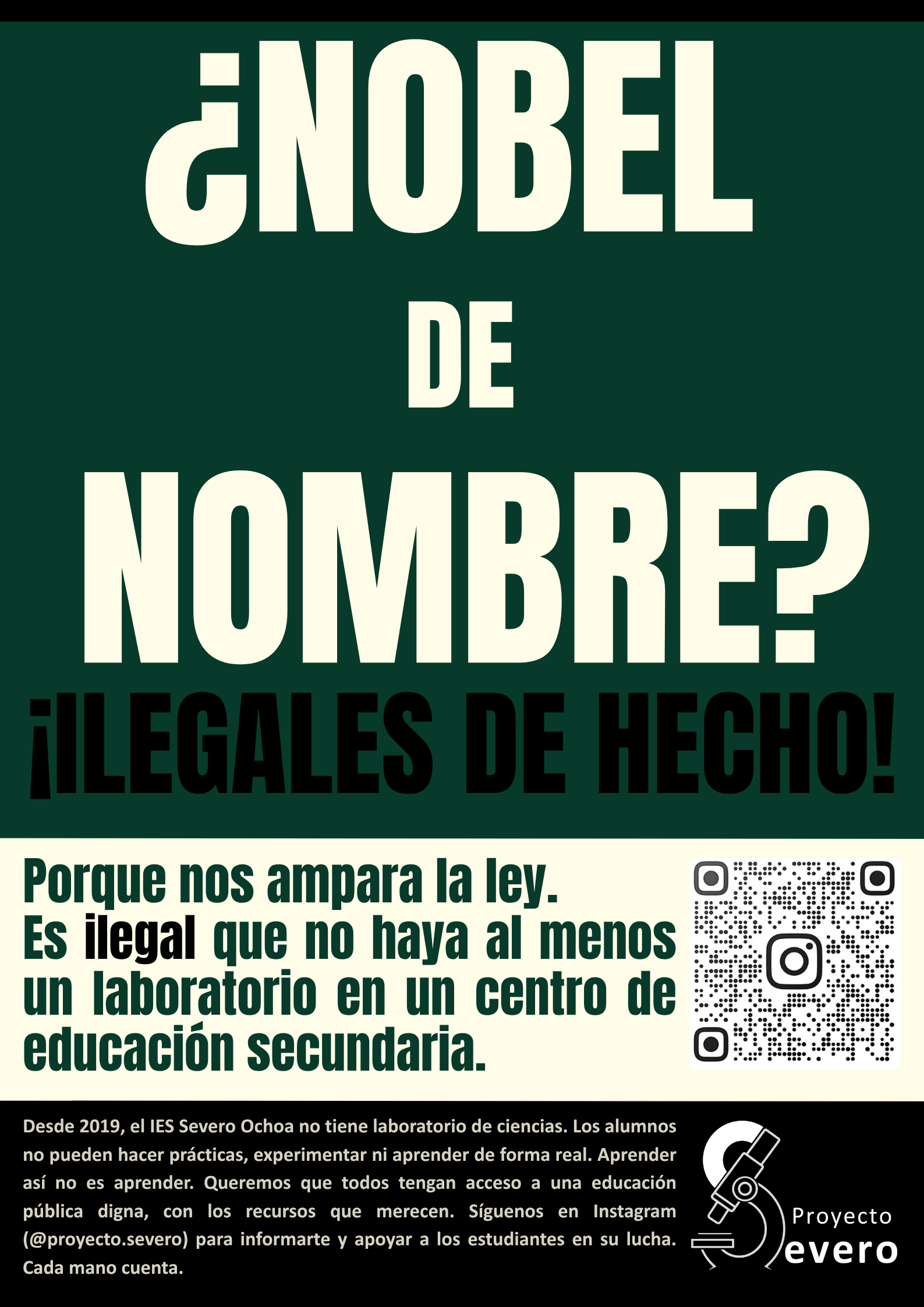 Cartel: Nobel de nombre